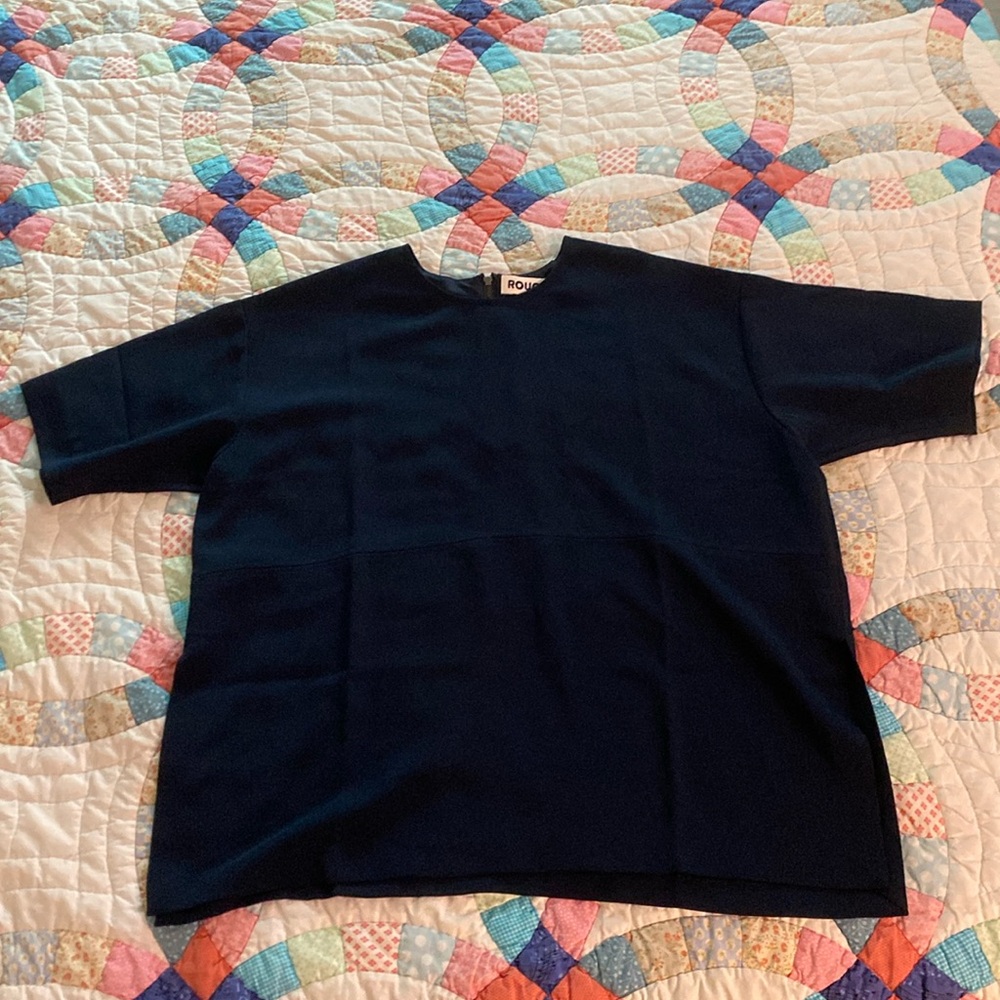 Brand new without tags navy top from Roucha